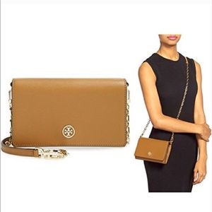 New Tory Burch
Chain Wallet TigersEyeSaffiano